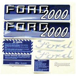 UF81680K    Decal Kit  2000 - 4 cyl. 